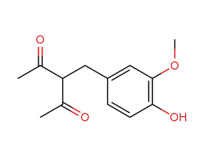 3-(4-hydroxy-3-methoxybenzyl)pentane-2,4-dione