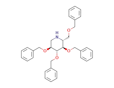 2,3,4,6-tetra-O-benzyl-1,5-dideoxy-1,5-imino-D-glucitol